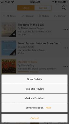 do audible books come with text