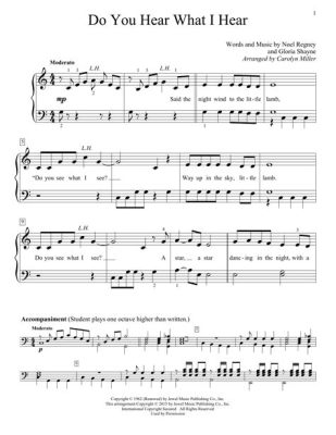 do you hear what i hear piano sheet music? In the realm of music, how does one interpret the emotional depth within a piece?