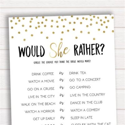 how to print bridal shower games: what if you wanted to add a personal touch?