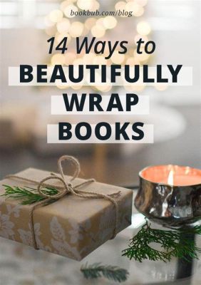 how to wrap books