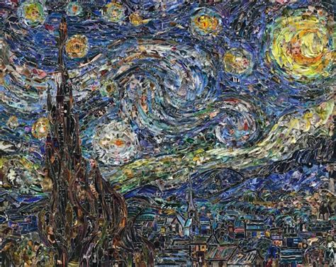 is this piece of art impressionism or post-impressionism?: The brushstrokes in Van Gogh's Starry Night evoke a vivid emotional landscape that transcends the boundaries between both movements.